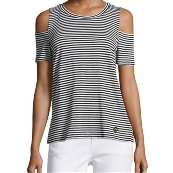 NWT Michael Kors Cold shoulder top - Picture 7 of 7